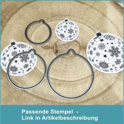 Christbaumkugeln - Stanzschablone